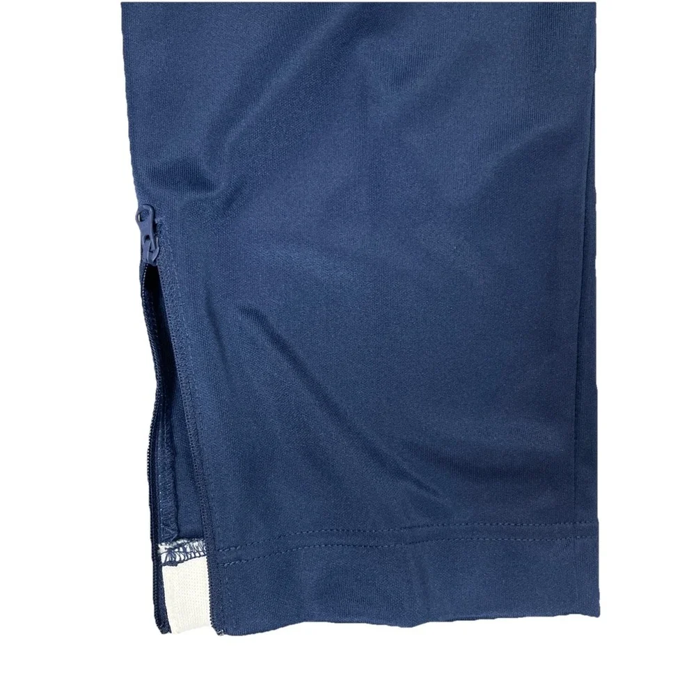 ⁠Nike Sportswear Men's Large Blue Straight Leg Ankle Zip Casual Outdoor Pants⁠